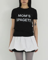 マムズスパゲッティエディットTシャツ ( ブラック )