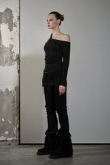 MONO RIB FOLDING PANTS