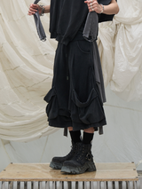 (cont'd) カーテンウォッシュドラージポケットスウェットパンツ