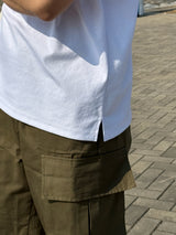 Ponte layered short sleeve t-shirt