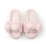 13DE MARZO Bear Flip-top Fur Slippers