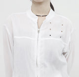 (Unisex) Davia Two Way String Zip-Up