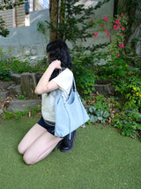 pastel slim strap bag