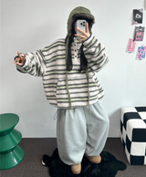 スウェットバルーンバックポイントロングパンツ🤎🖤🩶3COLOR
