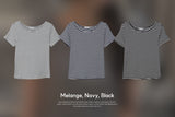 Daily Border Short Sleeve T-shirt (3color)