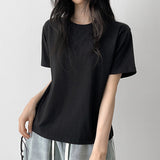 Basic Fit 🌟 Modal Basic Plain Short-Sleeved T-shirt (8 colors)