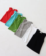 6 colors ビビッドファインペルビックベーシックノースリーブ
