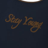 GRAPHIC RINGER T-SHIRT [NAVY]