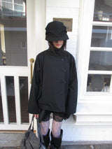 cotton side shirring cap