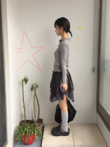 chiffon layered skirt