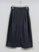 Belly Wool Pleated Skirt