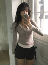 Button Layering Tee