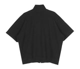 No.0758 K ポイントハーフニットジップアップ (6color)