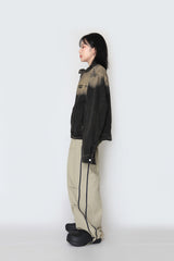 Gradation denim jacket