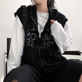 Ika Two Way Hooded Vest Zip-Up
