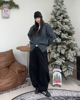 Return Angora Knit Cardigan