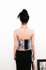 [香] Oriental Floral Shirring Top