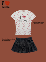 マイラブパピーラブリーショートスリーブTシャツ