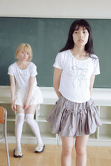frill balloon skirt(grey)