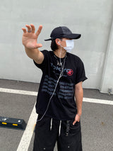 Teach Tokyo レタリング半袖Tシャツ 3C