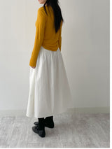 Weekly Tencel See-through Long Sleeve T-shirt