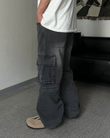 [Can be worn as shorts] SH ユーティリティカーゴデニムパンツ