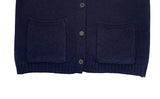 Mayo Pocket Loose Fit High Neck Knit Cardigan