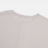 [Unisex] ワッフルヘンリーネックハーフスリーブ (4color)