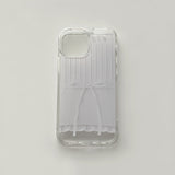 ribbon cushion gel hard case