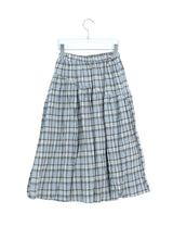 Noelle Vintage Check Banding Long Skirt