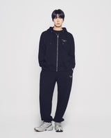 25FW ベーシックロゴナッピングフーディージップアップ ブラック