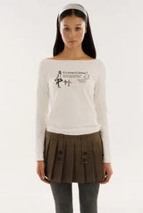 Marlene tee - ivory
