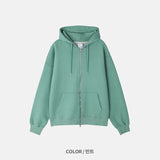 two way hood zip up
