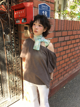 Epo Sheer Button Sleeveless (6color)