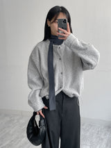 [Brushed Lining] Tie Pintuck Turtleneck T-Shirt