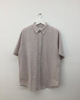 Terine seersucker check shirt (3color)