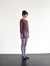 ラブユーソングスリーブT (GREY & PINK)