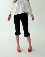 Balloon Pumpkin Bustier Blouse
