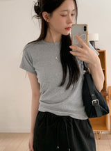 HT ベーシックラウンドショートスリーブTシャツ (6color)