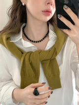 French mood earrings(2color)