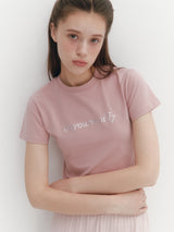 Crystal Hotfix T Pink