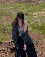 Dessa linen checkered shirt