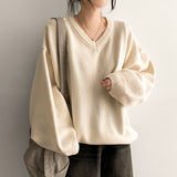 Ind boxy punching balloon V-knit