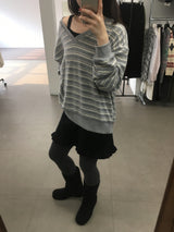 Bach Stripe V Sweatshirt (3color)