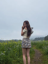 Dring Cargo Pocket Mini Skirt