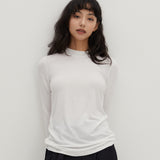 Wool Like Basic T-Shirts White