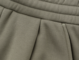 stitch cargo sweat pants - grey         