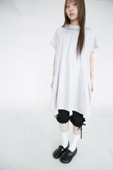 mock neck shirring pocket ops(3colors)