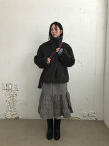 Le Hairi Half-Neck Quilted Coat (2 Colors)