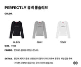PERFECTLY U-Neck Long Sleeve (SULKNK-101)